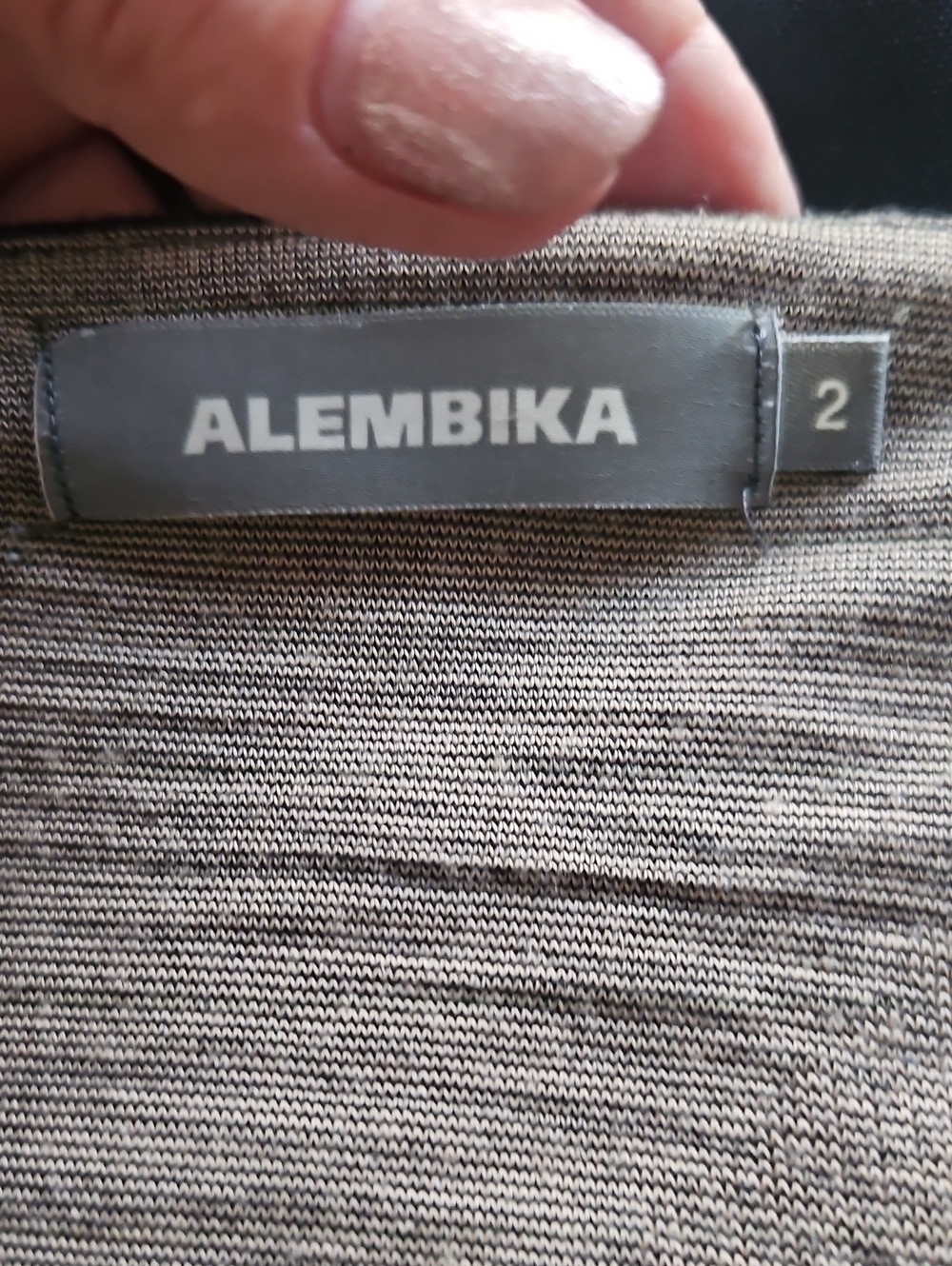 Alambika Lagenlook Abstract Rounded Open-Front Cardigan - Picture 5 of 7
